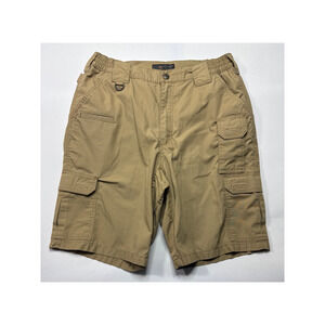 5.11 Tactical Men's Tan Tactical Cargo Shorts - Size 32 (31x10)